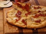 Gorgonzola, Prosciutto and Pear Pizza