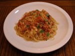 Capellini with Crab Sauce