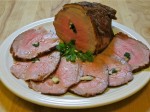 Roast Beef Studded with Garlic and Parsley