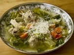 Chicken and Escarole Soup with Veal Meatballs
