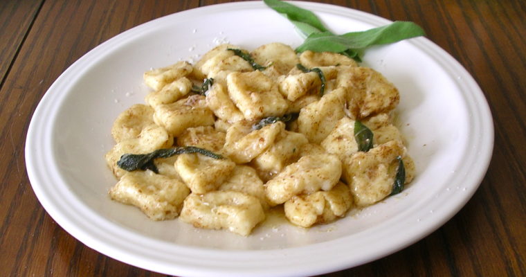 Friday Recipe: Belly-Button Ricotta Gnocchi in a Sage Burnt Butter Sauce