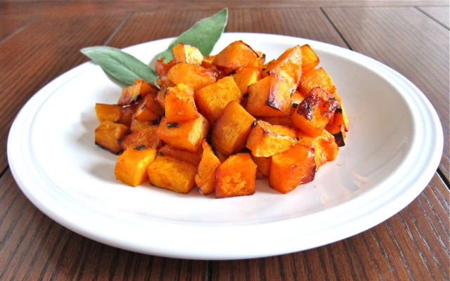 Butternut Squash Roasted with Honey and Sage