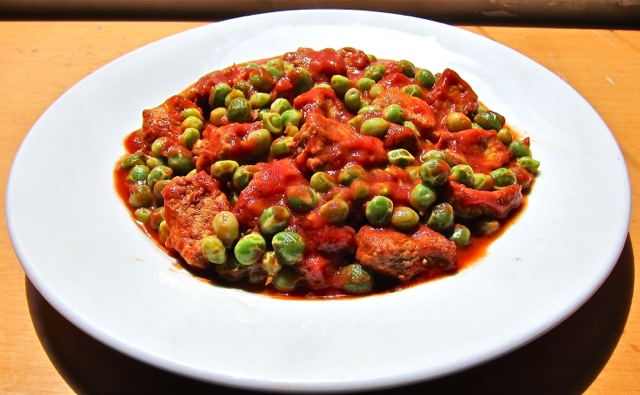 Veal and Spring Peas from Naples