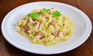 Sauteed Cabbage with Pancetta